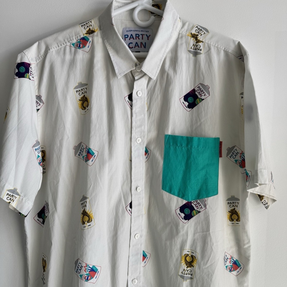 Party In A Can Shirt Men's Size‎ XL-Rare